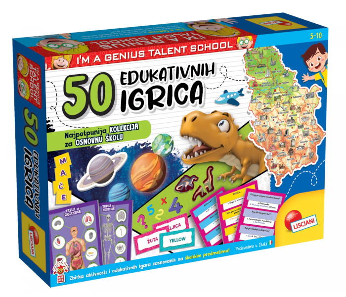 Igračka mali genije set 50 edukativnih igara