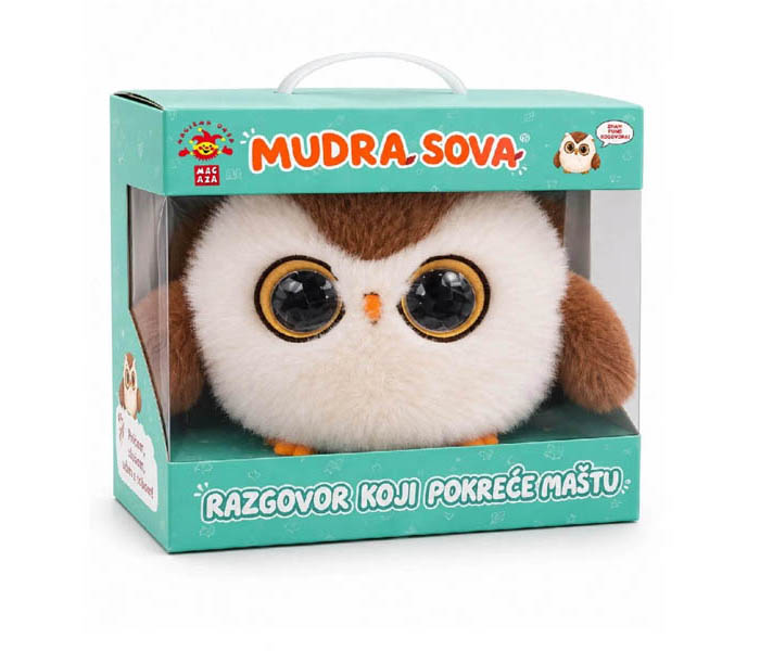 Edukativna igračka plišana AI sova