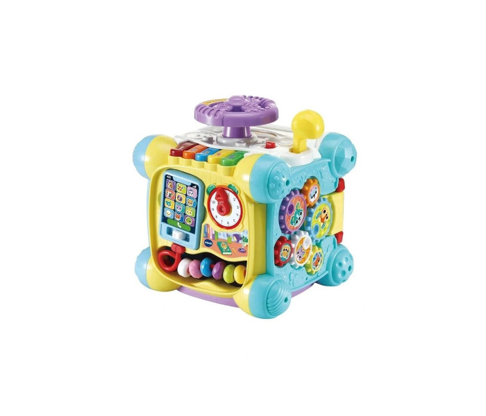 Igračka kocka vrti i zabavi se