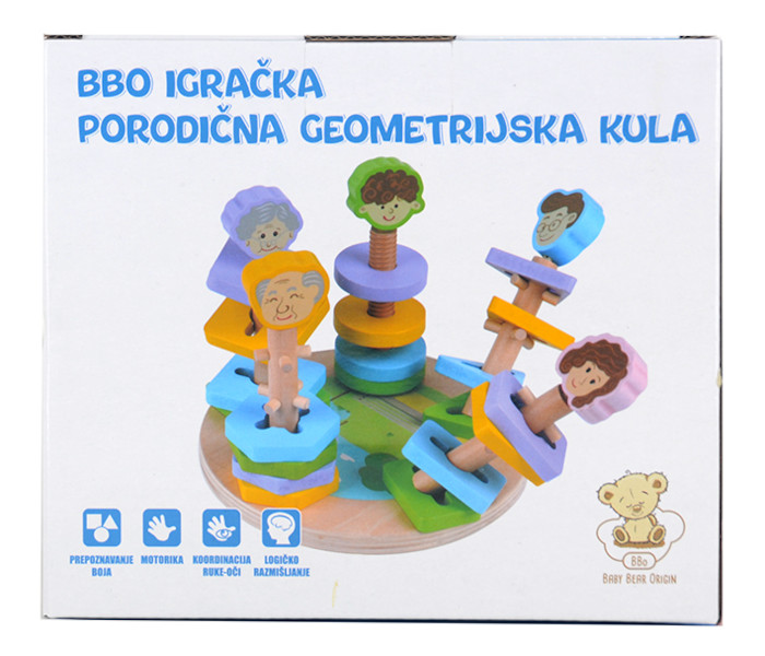 Bbo igračka porodična geometrijska kula