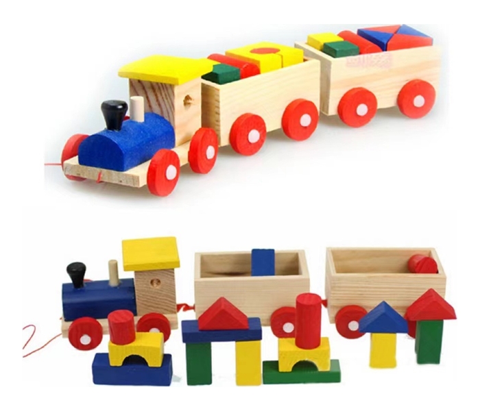 BBo Igračka drveni vozić