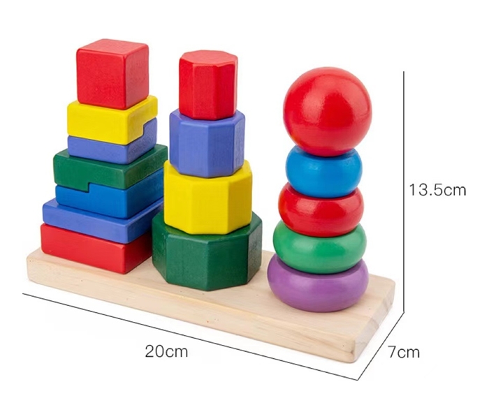 BBo Igračka set puzle učimo geometrijske oblike