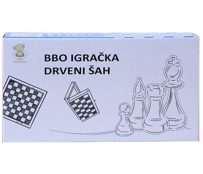 BBo Igračka drveni šah