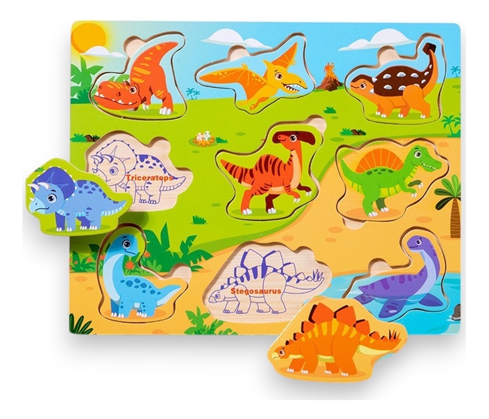 BBo Igračka drveni dinosaurusi