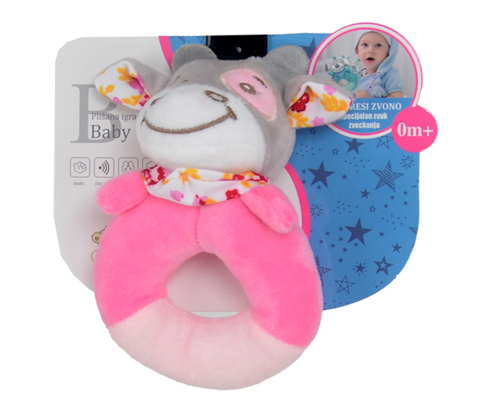 BBo Plišana igračka sa zvečkom