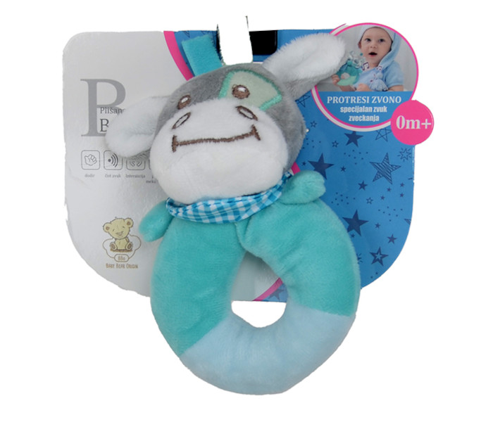 BBo Plišana igračka sa zvečkom