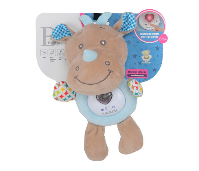 BBo Plišana muzička igračka za laku noć