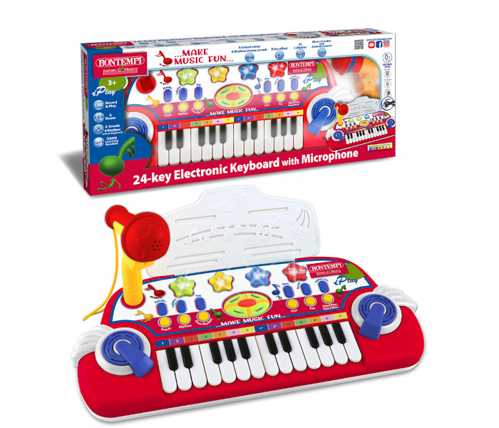 Igračka Bontempi klavijatura sa 24 tastera i mikrofonom
