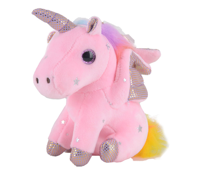 Plišana igračka jednorog duga 13cm
