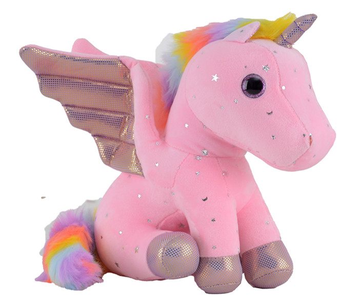 Plišana igračka jednorog duga 27cm