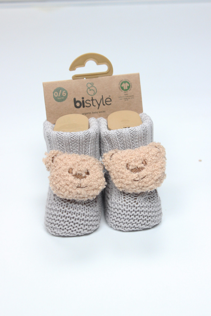 Bebi pletene čarapice BiStyle , medo