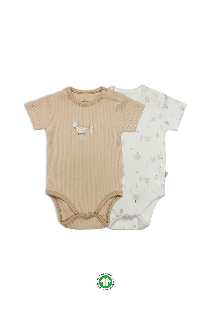 Bebi bodi BiStyle organic, kratki rukav 2/1