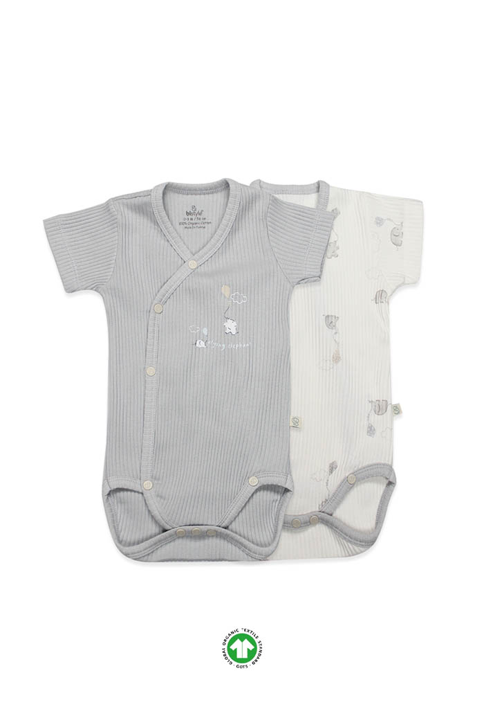 Bebi bodi BiStyle organic, kratki rukav 2/1