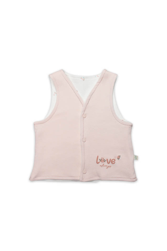 Bebi prsluk BiStyle, 68 cm rozi