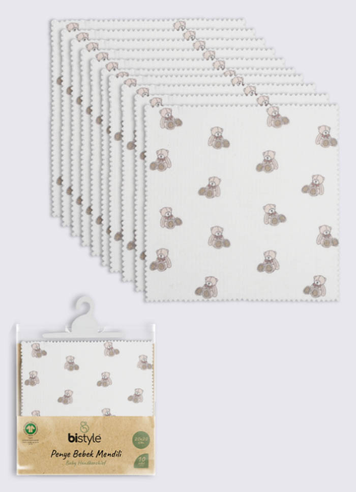 Bebi maramice BiStyle 10/1 20x20cm, bež