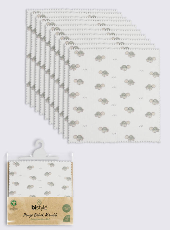 Bebi maramice BiStyle 10/1 20x20cm, bež