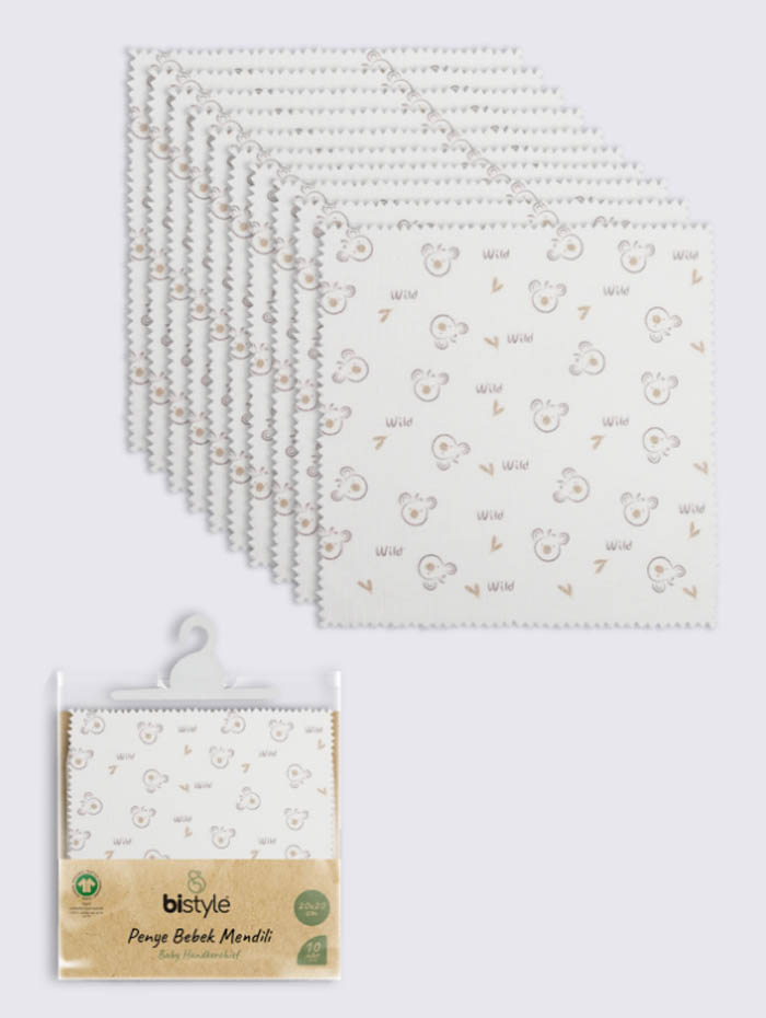 Bebi maramice BiStyle 10/1 20x20cm, bež