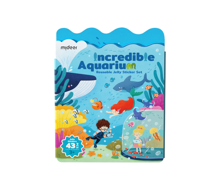 Set naljepnica za višekratnu upotrebu-nevjerovatan akvarijum