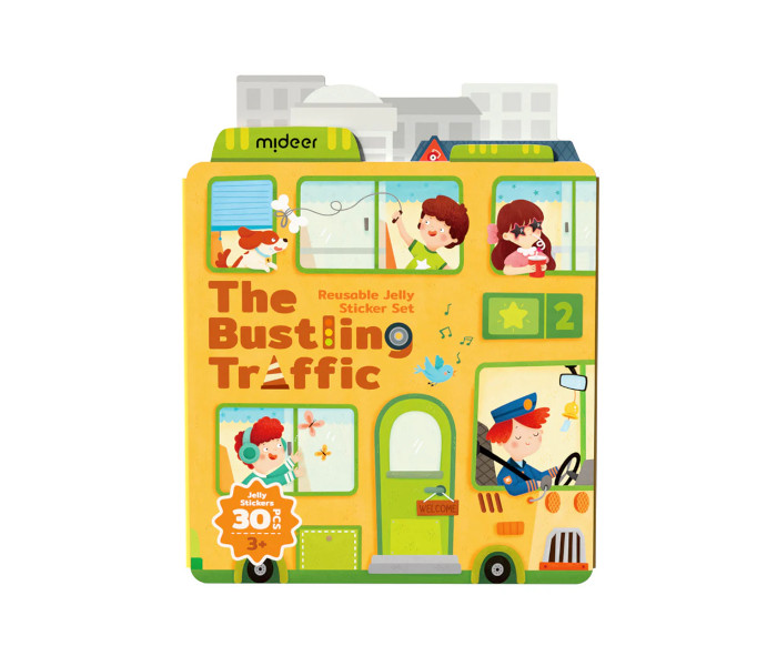 Set naljepnica za višekratnu upotrebu-saobraćaj