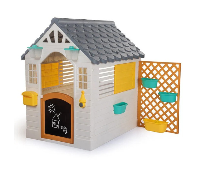 Kućica za igru sa saksijama i panelom za cvijeće