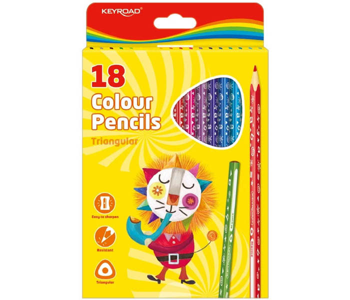 DRVENE BOJICE KEYROAD TRIANGULAR 1/18