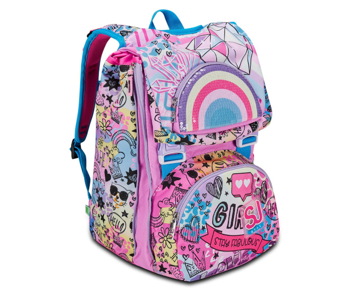 ANATOMSKA ŠKOLSKA TORBA SEVEN SJ GANG COLORJAM BTS 2024 20C202408-429