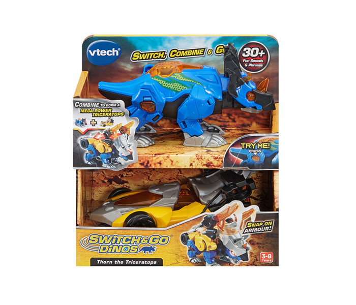 Switch & Go Dinos Thorn the Triceratops