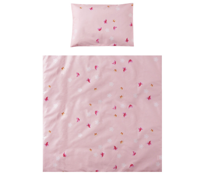 Set za spavanje za kolijevku Lorelli Eva 5 djelova, roza