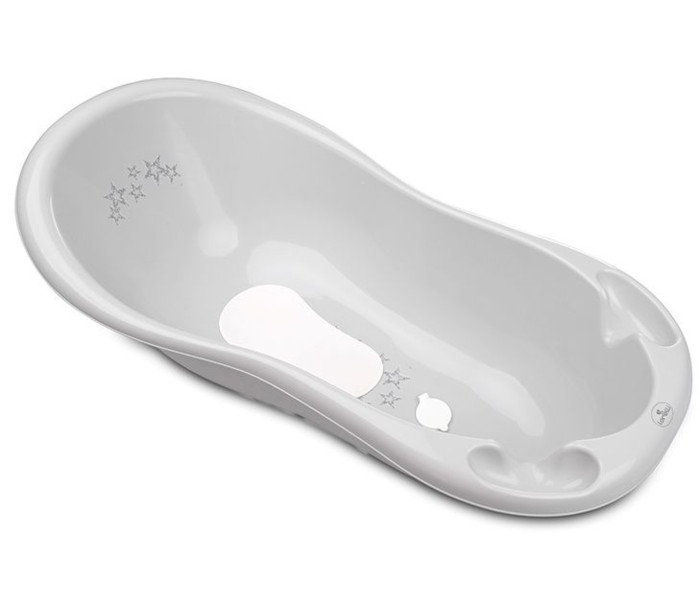 Banjica Lorelli 100 cm sa neklizajućom podlogom , little stars grey