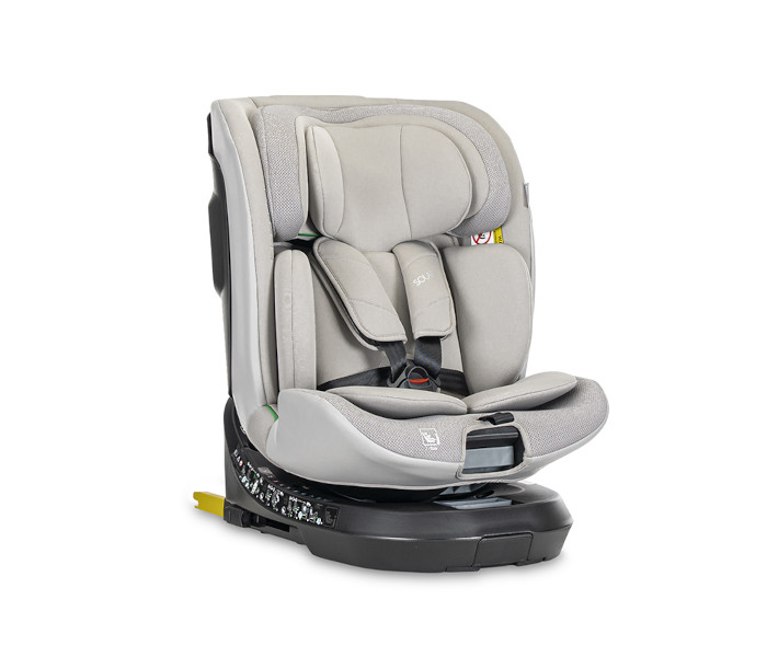 Sjedište za auto Solaris 40-150cm.isofix, 360, grey