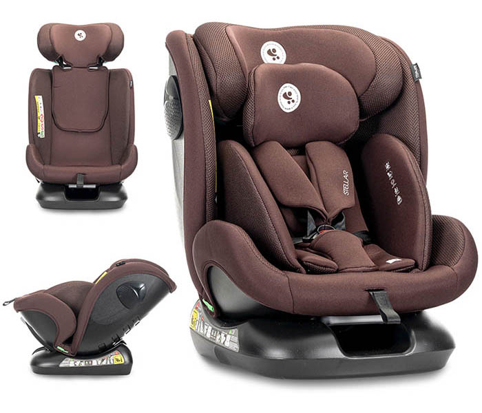 Sjedište za auto Lorelli Stellar bitter chocolate i-Size 40-150 cm