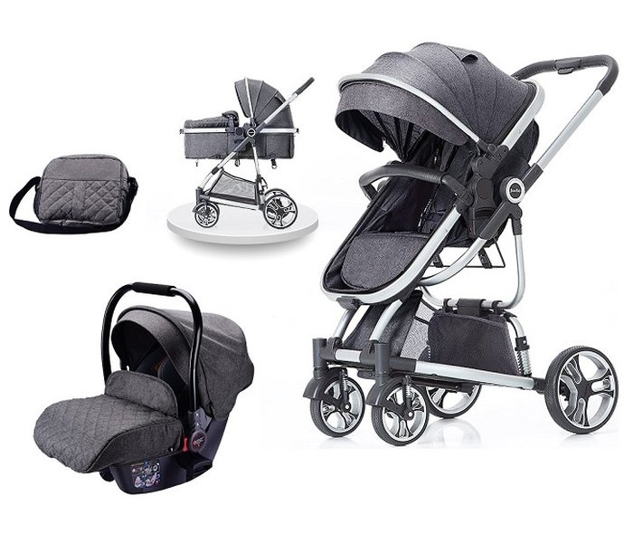 Kolica za bebe 618 BBo Tiffany set, grey