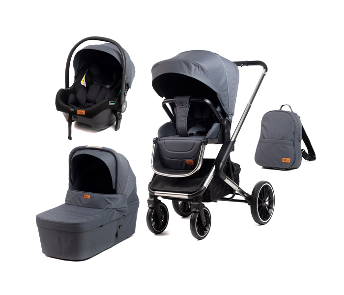 Kolica za bebe 3u1 BBo flexitrio grey