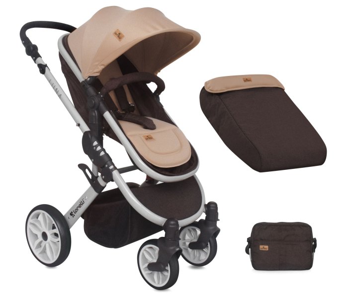 Kolica Luna brown & beige