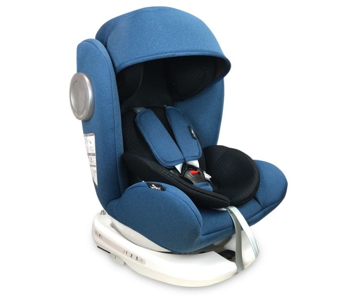 Sjedište za auto Lusso sps isofix 9-36kg blue&black