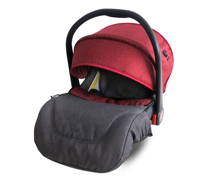 Sjediste za auto pluto 0-13kg black & red