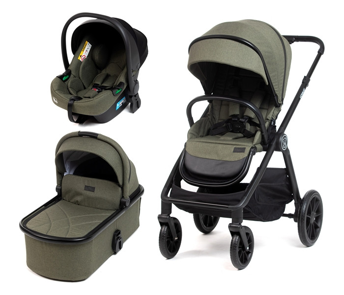Kolica za bebe  BBo 3u1 Voyage - moss green