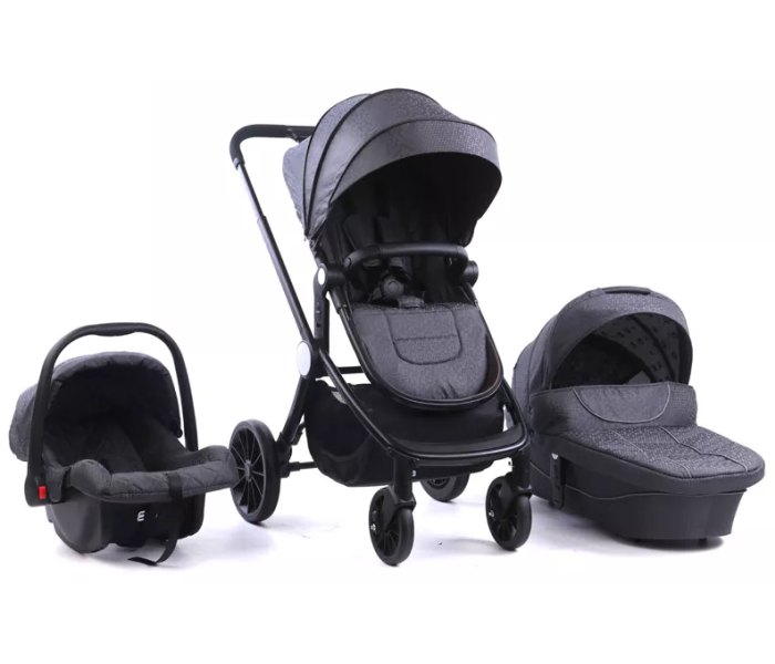 Kolica za bebe BBo Master trio dark grey