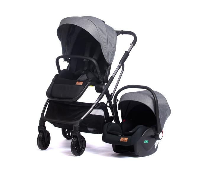 Kolica za bebe Q7 Ultra 2u1 set siva