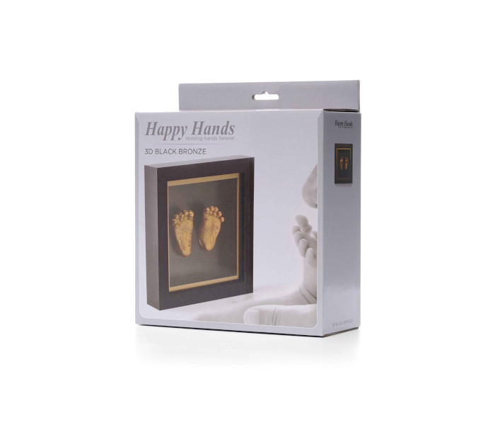 Set za otisak ruke/noge bebe (3D ram) Bronze