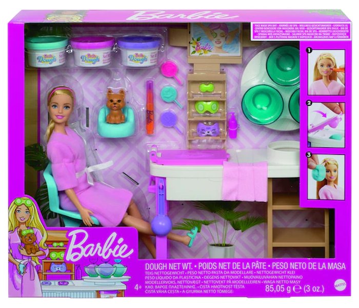 Igračka Barbie i ljubimac u spa salonu
