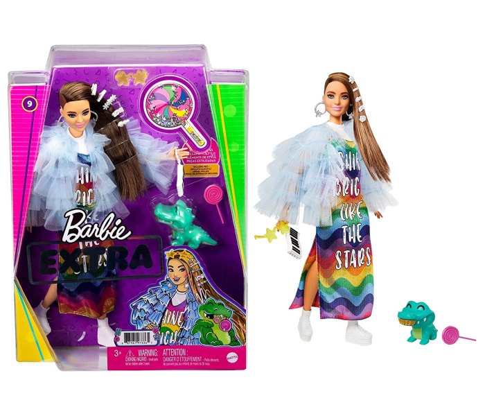 Igračka Barbie extra brineta