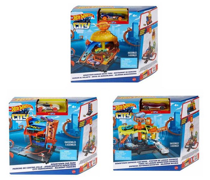 Igračka Hot Wheels city set u centru grada