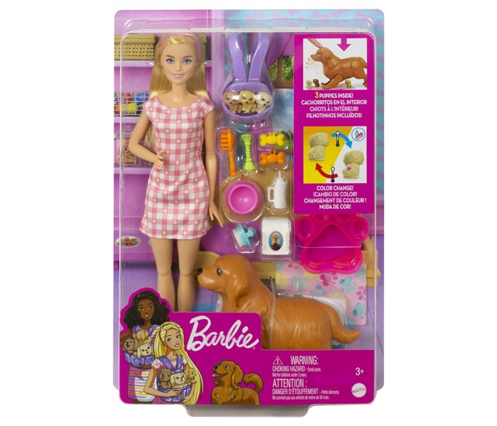 Igračka Barbie i kuca sa mladuncima