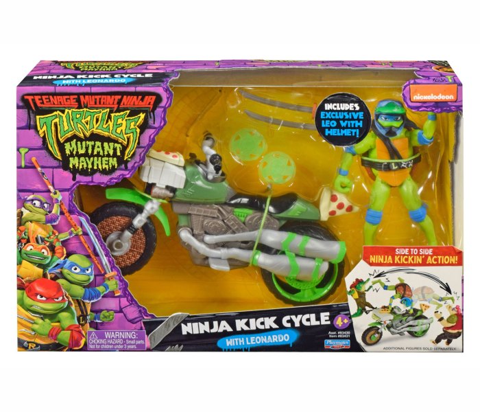 Igračka Tmnt Leonardo sa vozilom