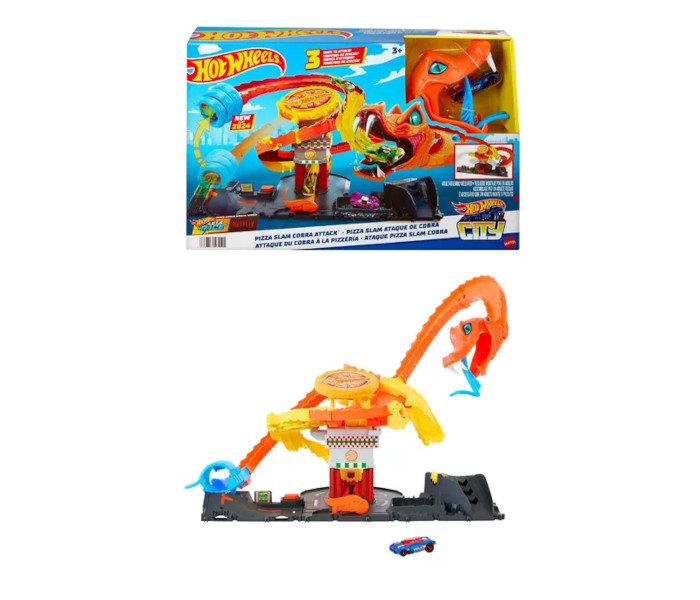 Hot Wheels City Snake & Pizza Shop