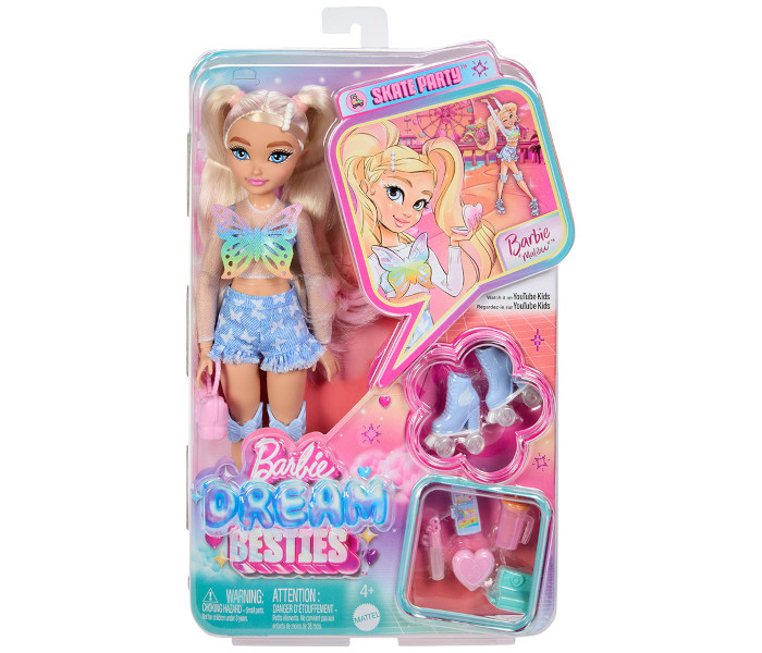 Barbie dream Besties Malibu sa rolerima