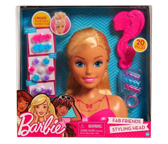 Barbie glava za stilizaciju mala