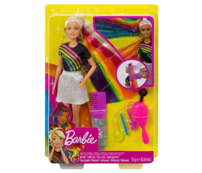 Igracka Barbi u duginim bojama