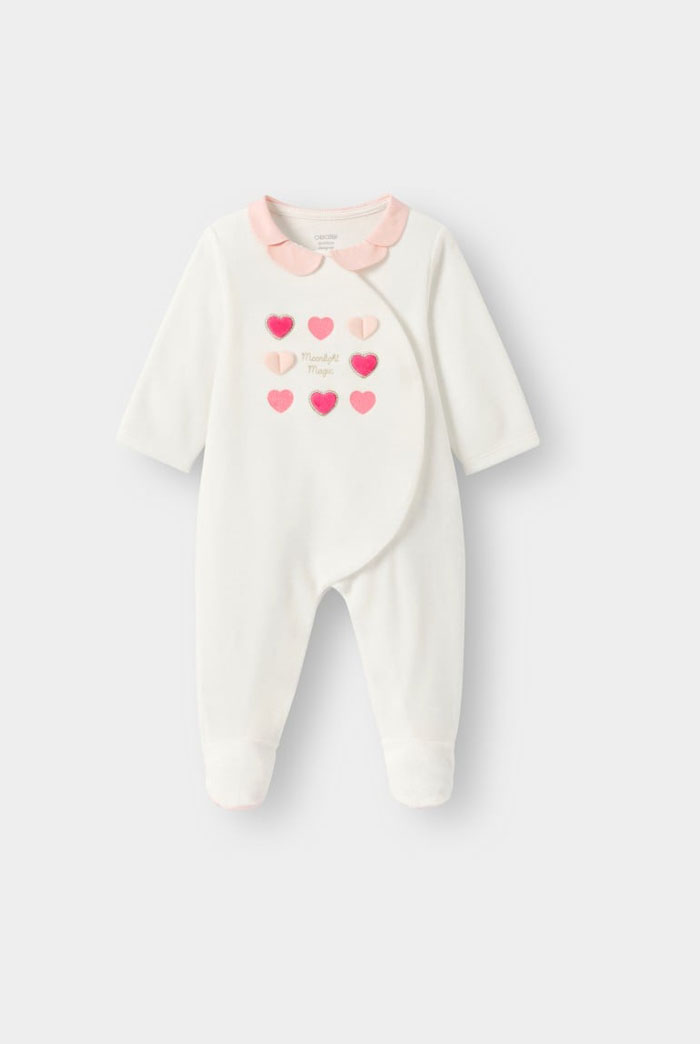 Plišana špilhozna sa srcem za bebe djevojčice